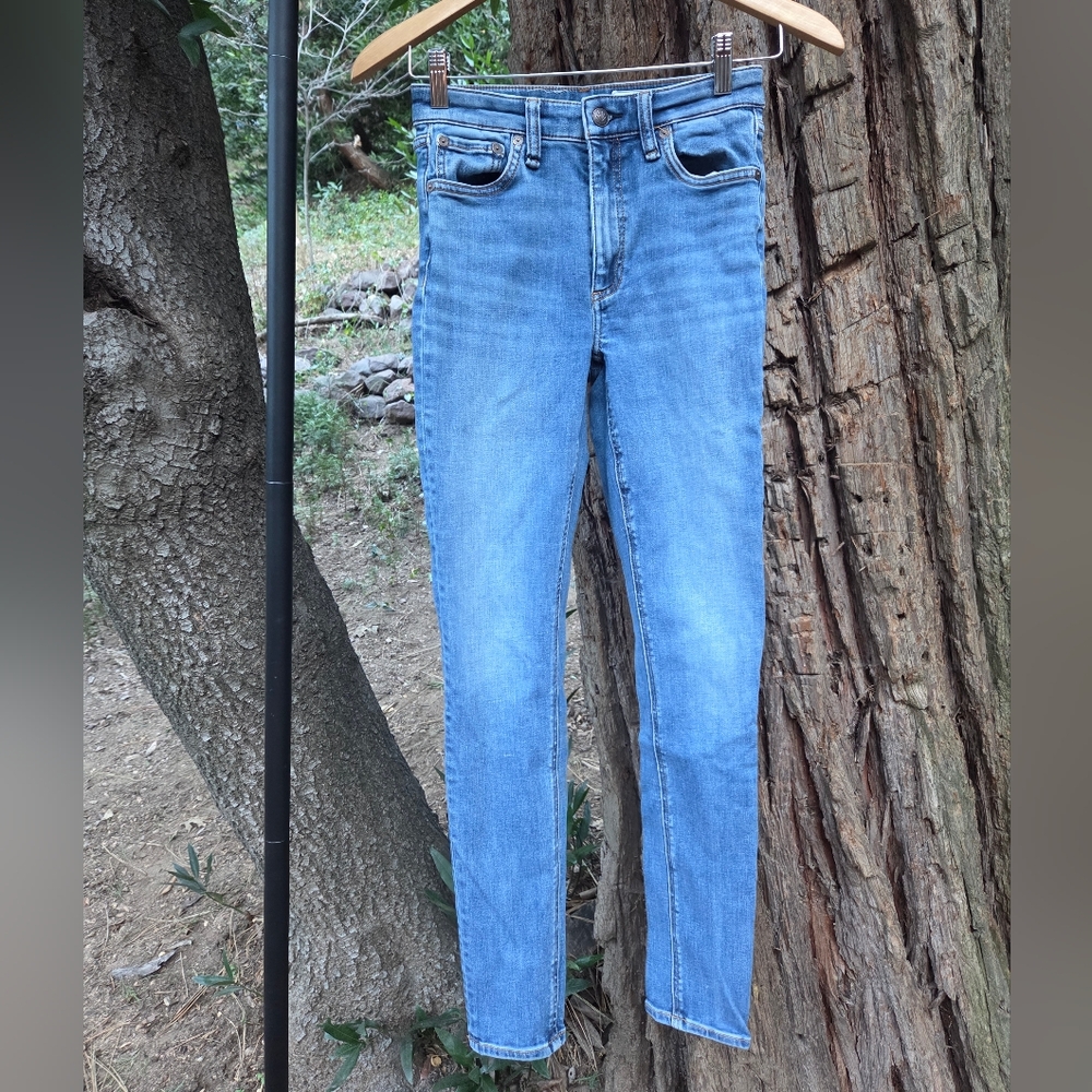 rag‎ & bone Womens Size 25 Blue Skinny Jeans